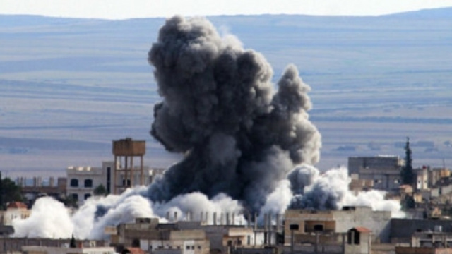 Bombardamento statunitense a Mosul (Iraq)