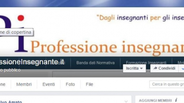 gruppo Facebook per gli insegnanti