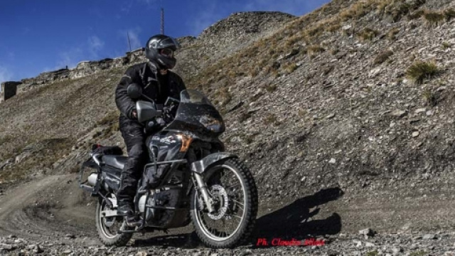 Un centauro sulla strada Pramand-Jafferau