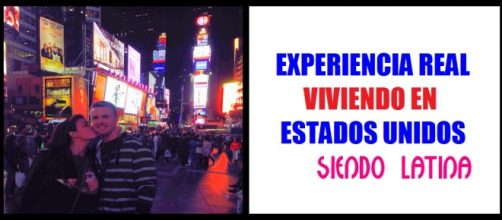 Anah&iacute; junto a su esposo en Estados Unidos