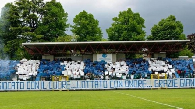 Aprile 2014: la Giana Erminio conquista sul campo la storia promozione tra i professionisti