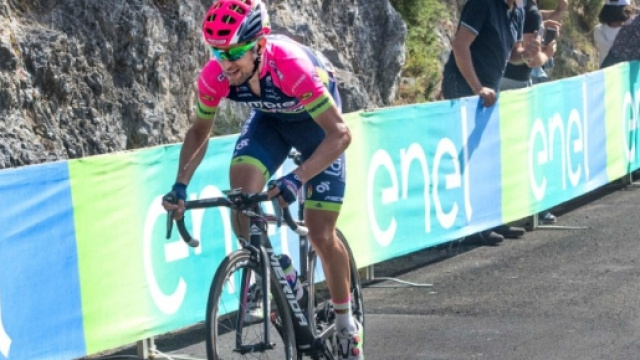 Diego Ulissi all'attacco - Foto Ansa/Peri