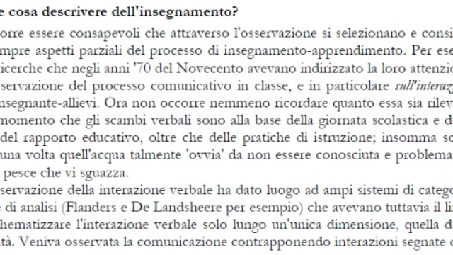 Formazione neoassunti 2015/16: l'osservazione in classe
