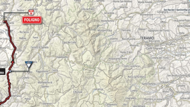 Giro d'Italia 2016: sesta tappa Sulmona-Foligno