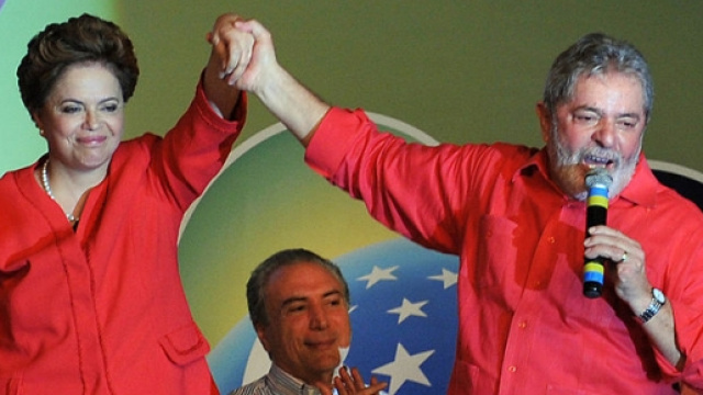 Dilma Rousseff e il Presidente ad interim, Michel Temer.