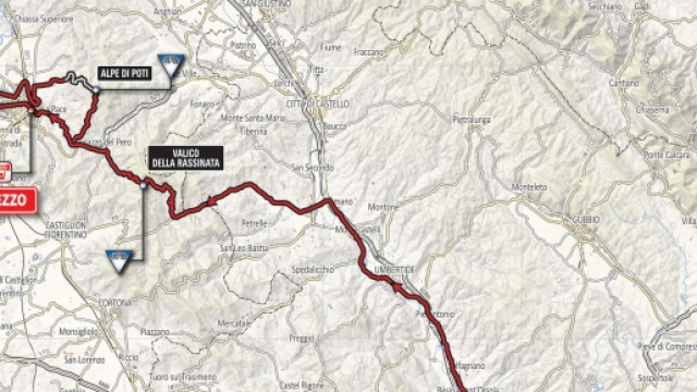 Giro d'Italia 2016: ottava tappa Foligno-Arezzo