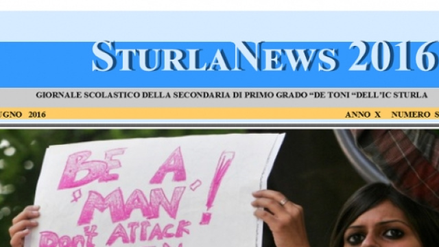 Mimmo Angeli ospite del giornale scolastico 'SturlaNews'.