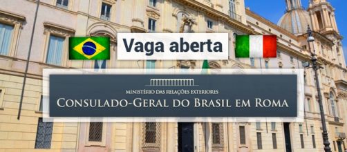 Consulado-Geral do Brasil em Roma est&aacute; contratando - Foto: Reprodu&ccedil;&atilde;o Itamaraty