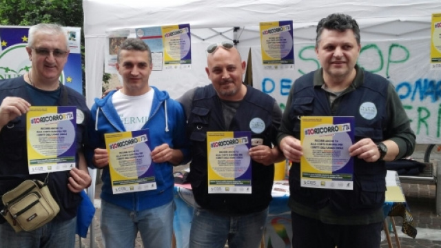 Da sinistra Danilo Torri, Vito Antonucci, Gennaro Giusi e Salvatore Ferro