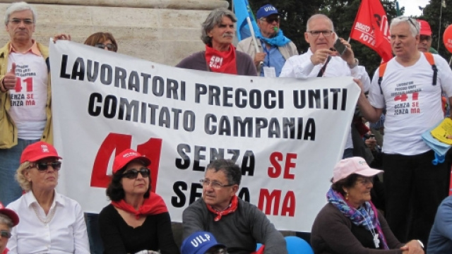 I manifestanti a Roma del 19 maggio