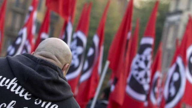Manifestazione del movimento di estrema destra Casa Pound