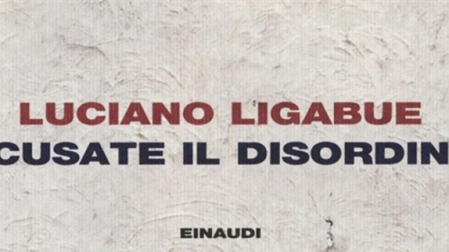 Cover del nuovo libro di Luciano Ligabue