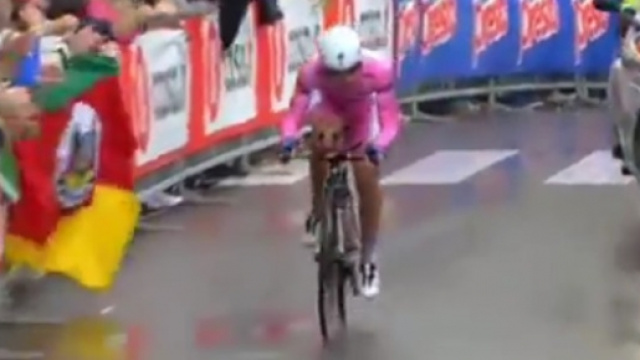 Gianluca Brambilla ha difeso la maglia rosa