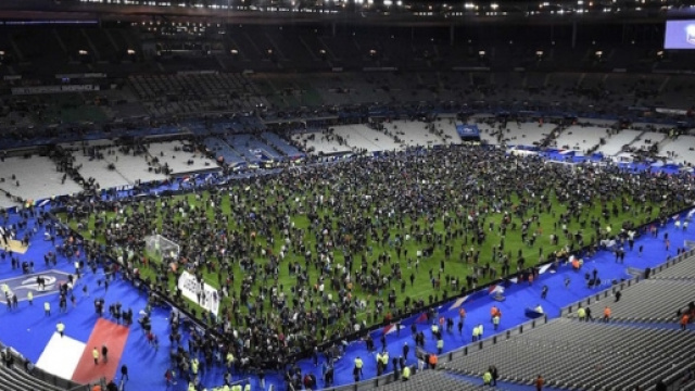 Lo 'Stade de France' la sera degli attentati di Parigi dello scorso novembre