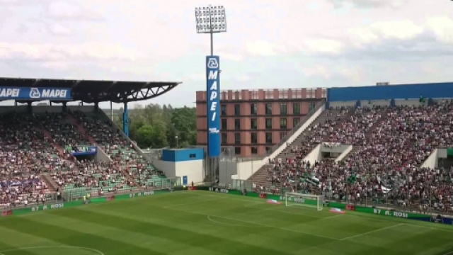Uno scorcio del MAPEI Stadium, gi&agrave; Stadio "Giglio" di Reggio Emilia