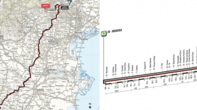 Giro d'Italia 2016: undicesima tappa Modena-Asolo