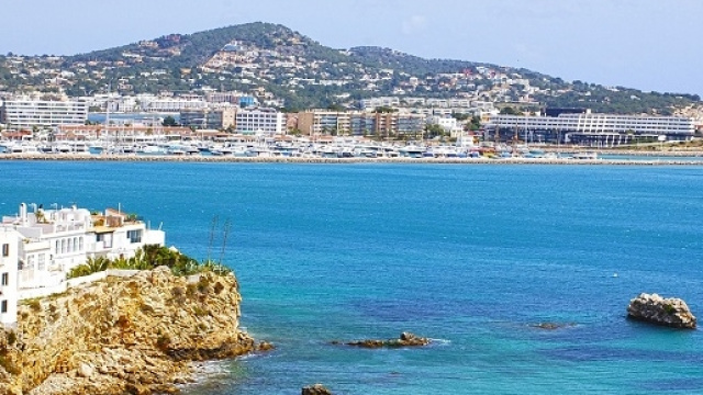 Panorama di Ibiza, famosa isola spagnola