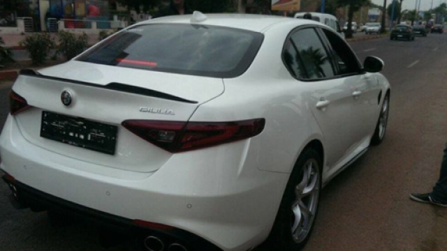 Alfa Romeo Giulia Quadrifoglio spy, Alfa Romeo Marocco.