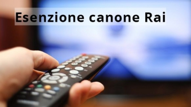 Esenzione al pagamento del Canone Rai entro il 30 giugno 2016