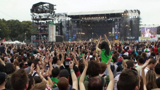 Il concertone del I&deg; Maggio al Forte Prenestino.