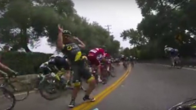 Bryan Coquard rischia di essere travolto