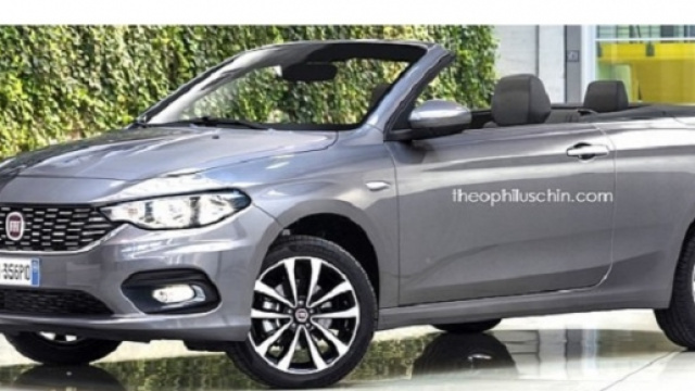 La Fiat Tipo in versione Cabrio realizzata da Theophilus Chin.