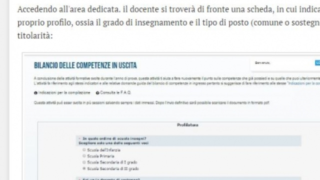 cosa inserire nel bilancio delle competenze finali