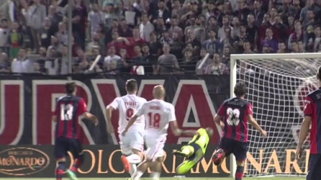 Un'istantanea di un incontro della sorpresa Crotone, dall'anno prossimo in Serie A