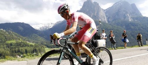 Steven Kruijswijk durante la cronoescalada del Giro de Italia