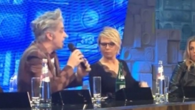 Morgan e le sue dichiarazioni alla conferenza stampa.