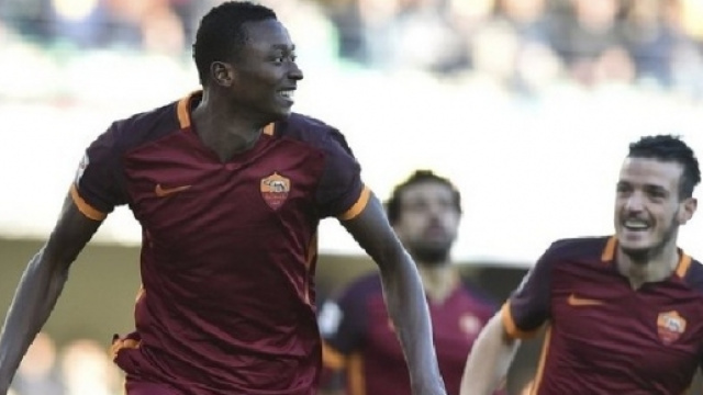 Il giovane attaccante della Roma, Sadiq Umar.