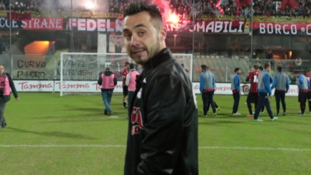 L'allenatore del Foggia, Roberto De Zerbi.