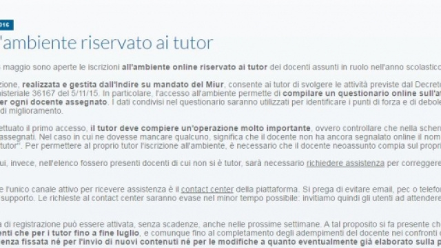 quali gli adempimenti finali del tutor