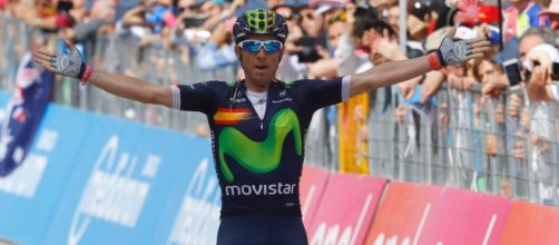 Valverde gan&oacute; la 16&ordf; etapa del Giro y se coloca tercero en la general