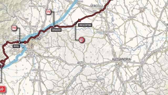 Giro d'Italia 2016: tappa 18 Muggi&ograve;-Pinerolo