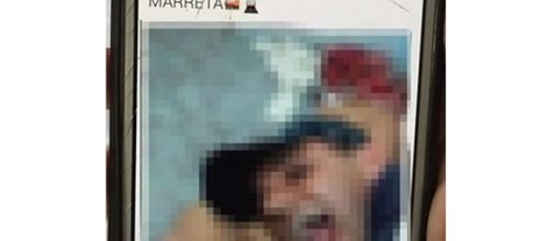 Postagem no twitter de um dos 33 estupradores da menor..