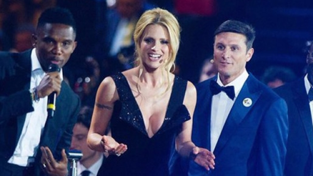 Michele Hunziker conduttrice del Bocelli & Zanetti Night.