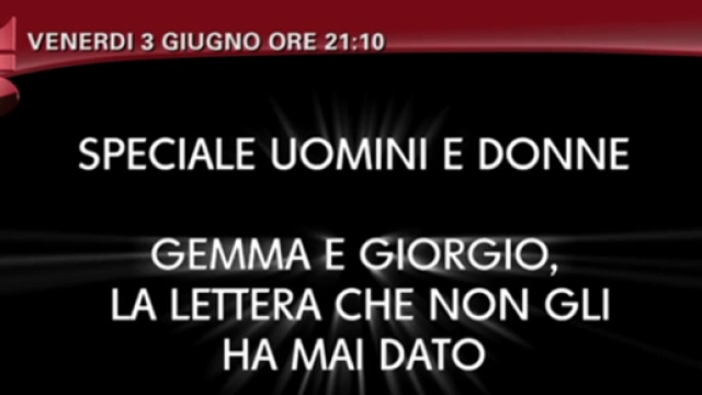 Speciale Uomini e Donne con Gemma e Giorgio