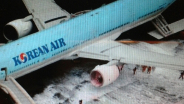 L'incendio al motore del boeing 777 della Korean Air
