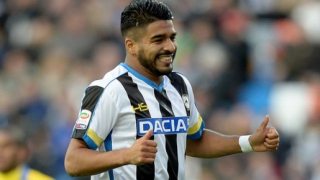Rodrigo Aguirre, attaccante dell'Udinese.