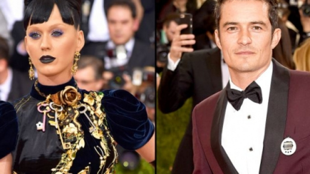 Katy Perry e Orlando Bloom - Met Gala 2016