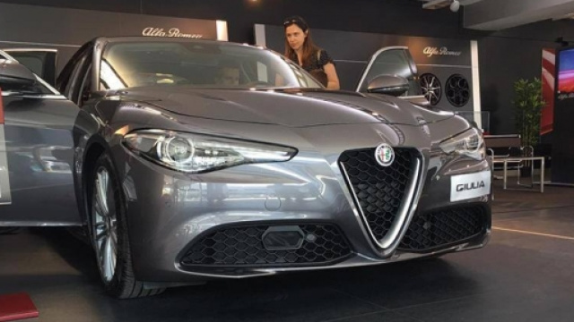 Alfa Romeo Giulia presentazione alla Concessionaria di San Benedetto del Tronto, foto Francesco Eleuteri