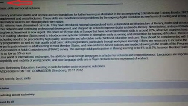 Segnalazione di grave irregolarit&agrave; al concorso