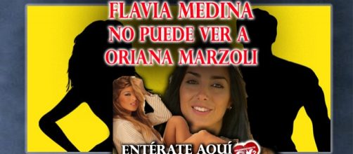 Flavia enojada con su amiga Oriana