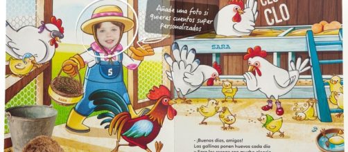 Cuento personalizado "La Granja de Sara", Editorial SUPER PROTA. (Foto de la web de "Super Prota"). Cliquear para ver m&aacute;s cuentos de otras editoriales