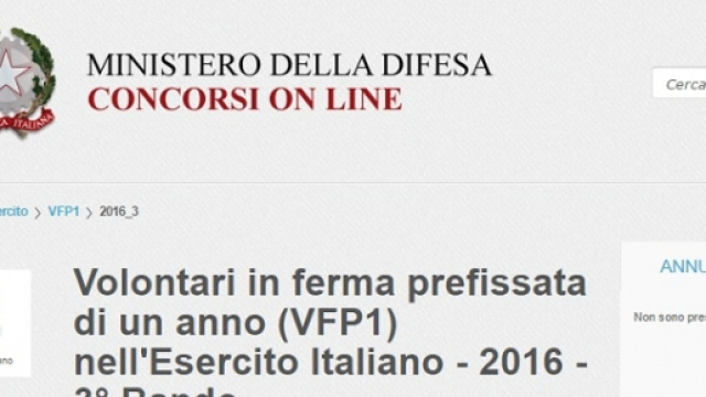 Concorso esercito 2016: pubblicato il bando dal Ministero della Difesa