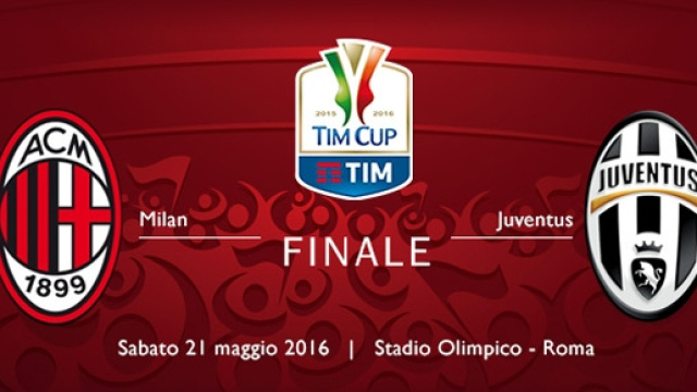 Finale di Coppa Italia 2016 tra Milan e Juventus