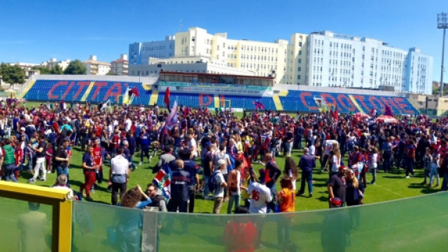 I tifosi del Crotone Calcio dopo Modena.