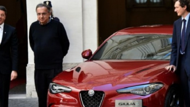 Alfa Romeo Giulia e Matteo Renzi