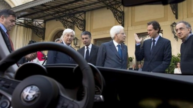 Alfa Romeo Giulia: prime foto dal Quirinale